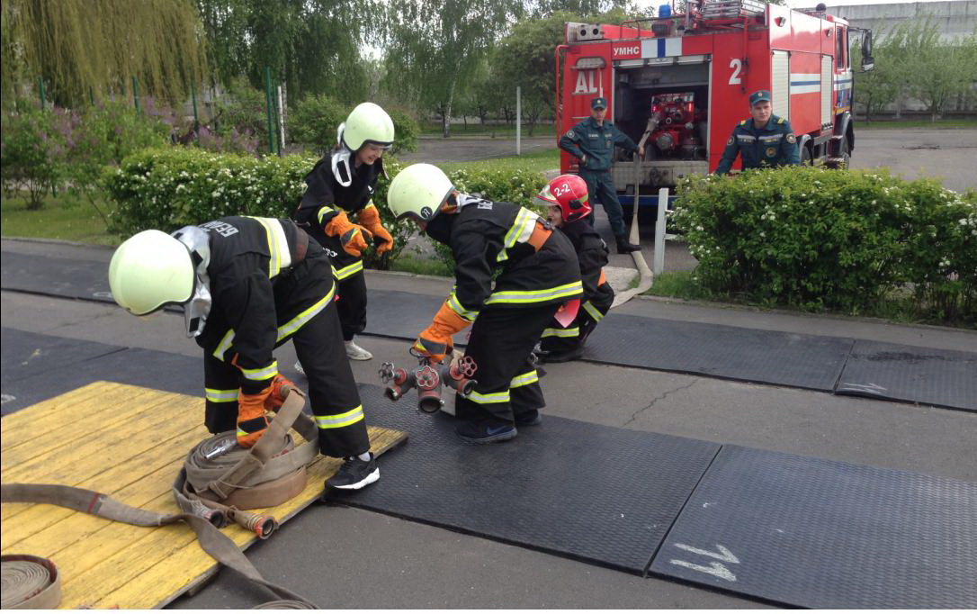 Пять команд от учреждений образования района и города Кличева приняли участие в слёте «Юных спасателей-пожарных»