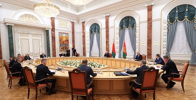 Встреча Александра Лукашенко с руководителями политических партий
